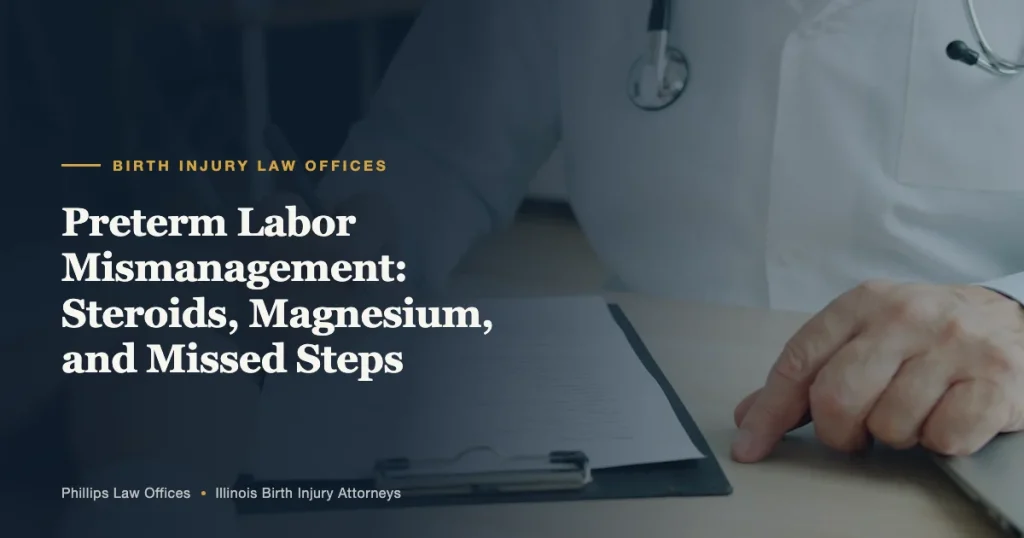 Preterm Labor Mismanagement: Steroids, Magnesium, and Missed Steps